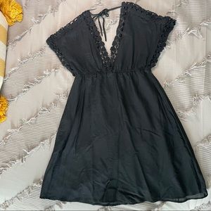 Womens Black coverup size small